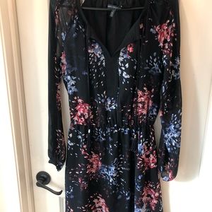 White House Black Market long sleeve, knee length dress